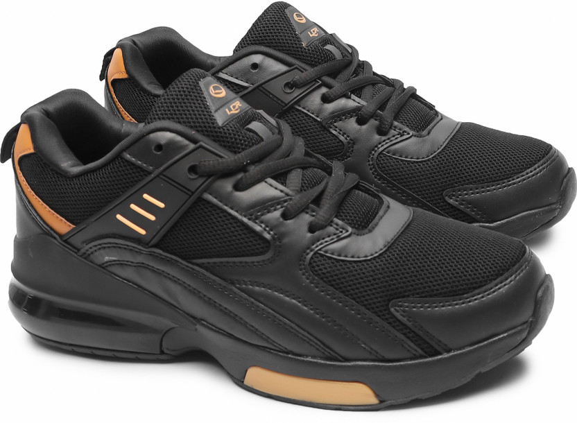 lancer black running shoes