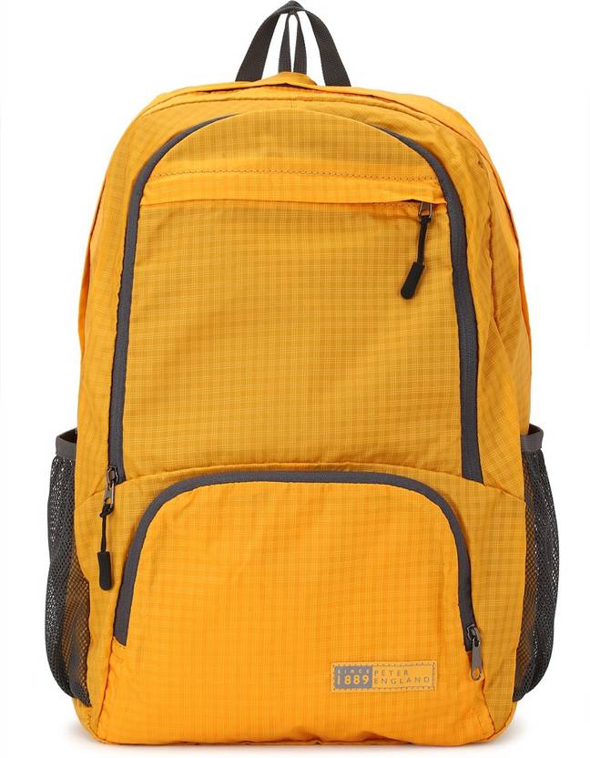 PETER ENGLAND Backpacks 40 L Laptop Backpack Yellow Price in India