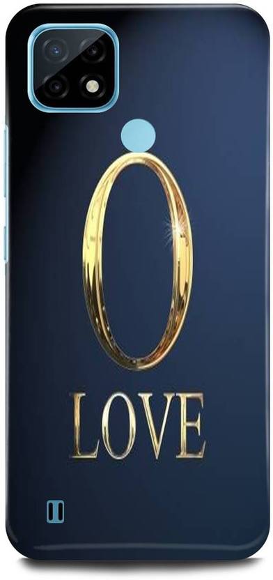Dimora Back Cover for realme C25Y, O LETTER ALPHABET LOVE ...