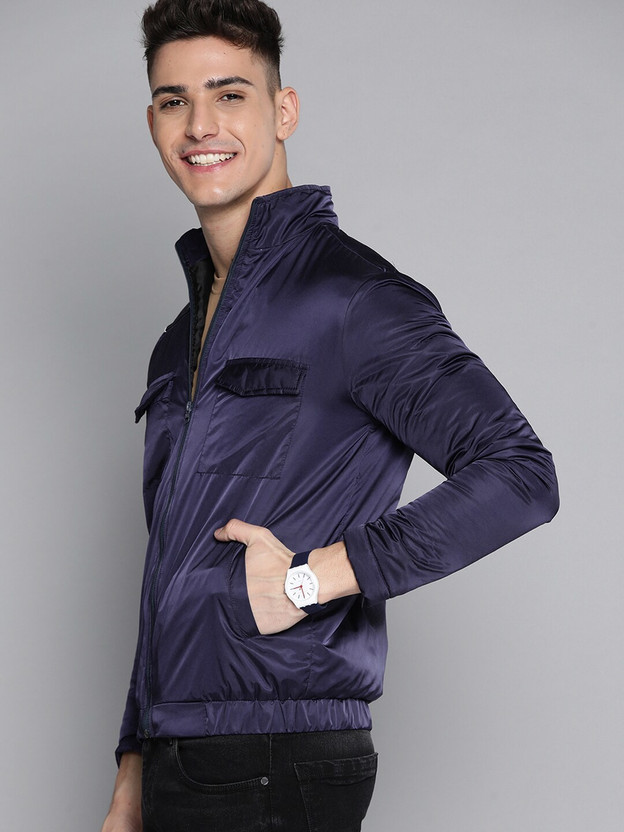 Harbour Full Sleeve Solid Men Jacket 