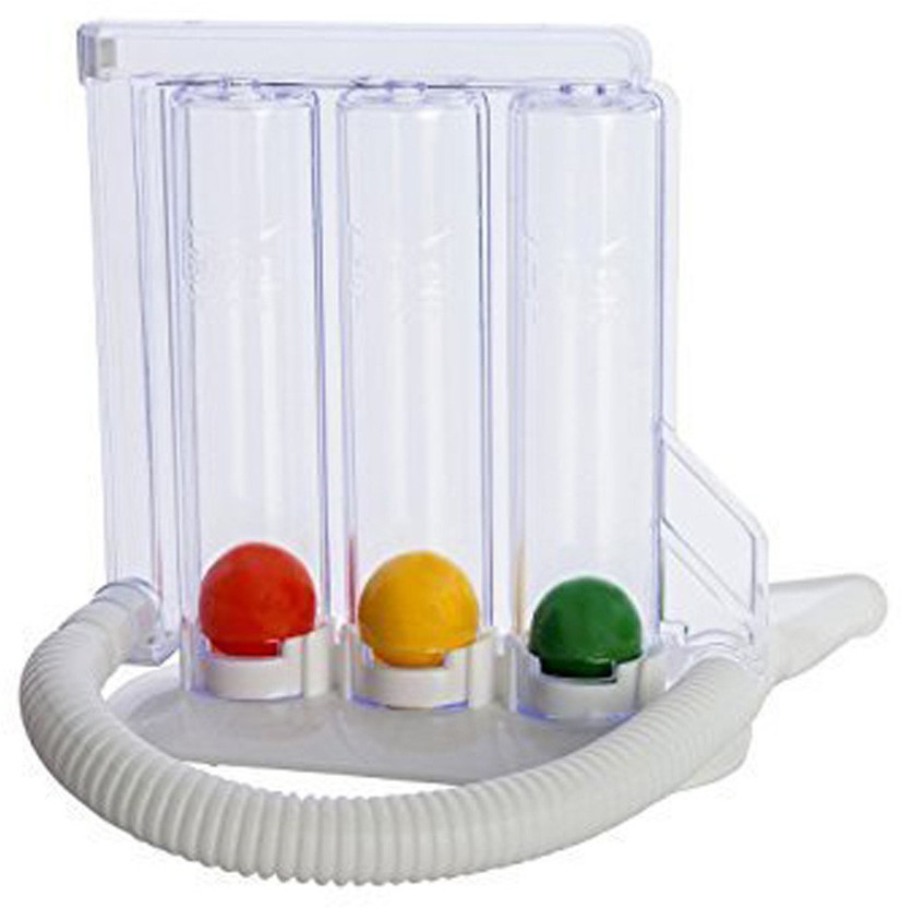 MCP Healthcare Spirometer Aid Device with Three Ball Exerciser . Respiratory Aid Respiratory Exerciser(Pack of 1)