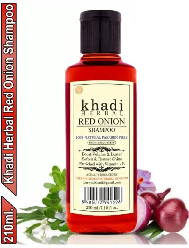drontika Khadi Herbal Red Onion Shampoo/Hair Cleanser Promote Hair