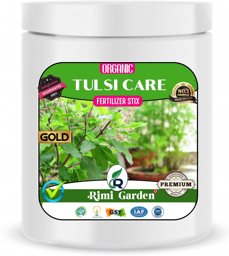 Rimi Garden Tulsi Care, Premium Essential Organic Fertiliser Stix for Tulsi Plant, with Charged Micro-organism and ++ Micronutrients Fertilizer(100 g, Stick)