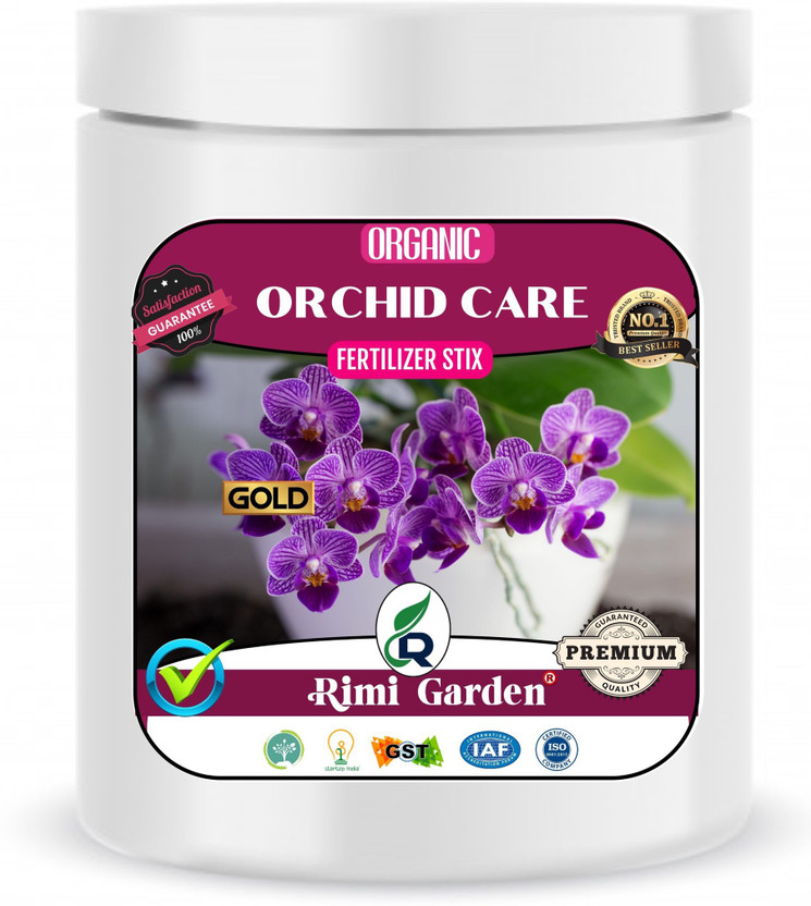 Rimi Garden Orchid Care, Premium Essential Organic Fertiliser Stix for Plant, with Charged Micro-organism and ++ Micronutrients Fertilizer(0.1 kg, Stick)