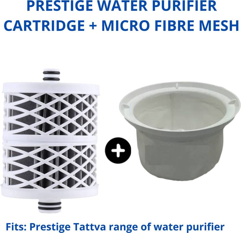 FeelUs PRESTIGE WATER PURIFIER CARTRIDGE + MICROFIBRE MESH FILTER Media