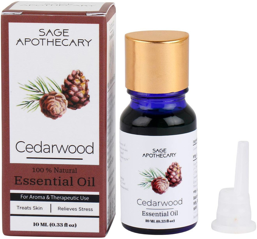 Sage Apothecary Cedarwood Essential Oil │100% Pure(10 ml)