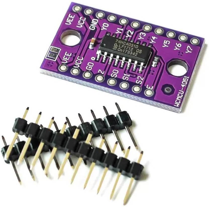 Prime Intact 74HC4051 8 Channel Analog Multiplexer/Demultiplexer ...