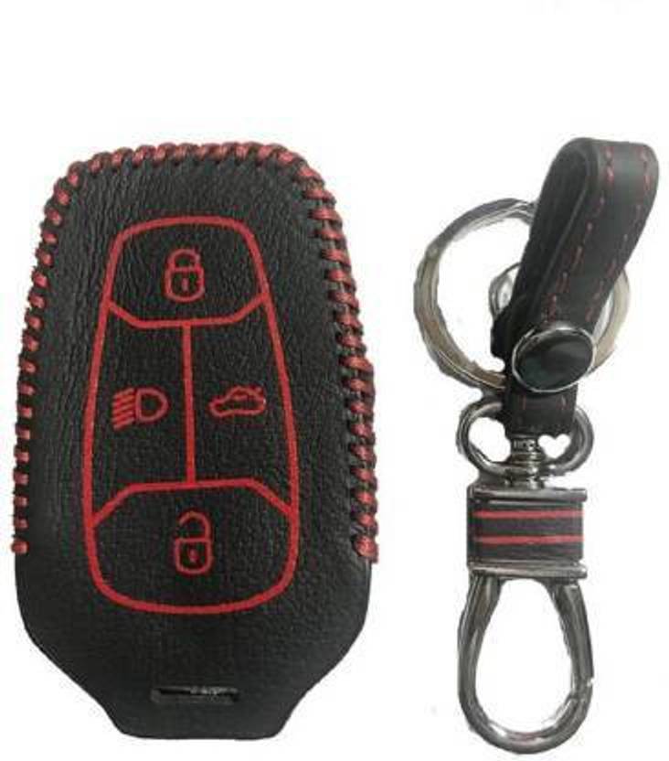 Trac Leather Smart Key Cover for Tata Nexon Tata Harrier Altroz