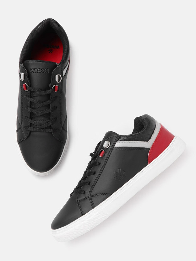 WROGN WROGN Men Black Solid Sneakers 