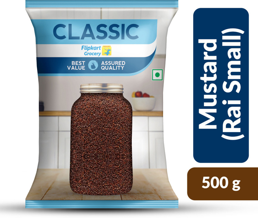 Classic Mustard/Rai Small by Flipkart Grocery(500 g)