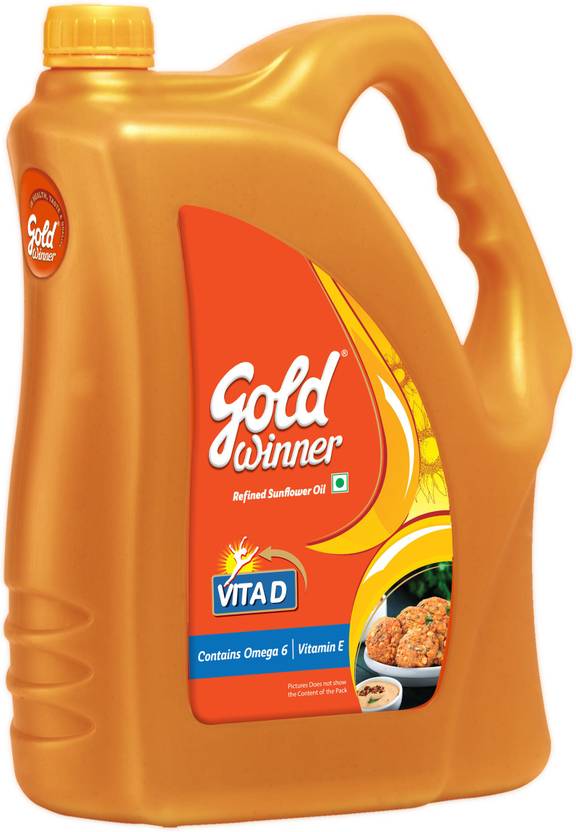 Gold Winner Refined Sunflower Oil Can Price in India Buy Gold Winner