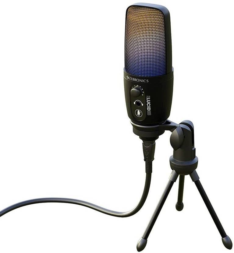ZEBRONICS ZEBLUCID RGB Microphone ZEBRONICS