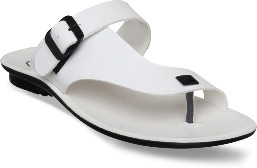 Aqualite Men Black, White Sandals - Buy 