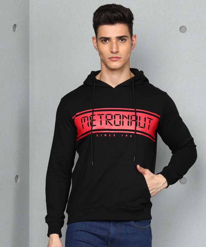 Sleeve Printed Men Sweatshirt 