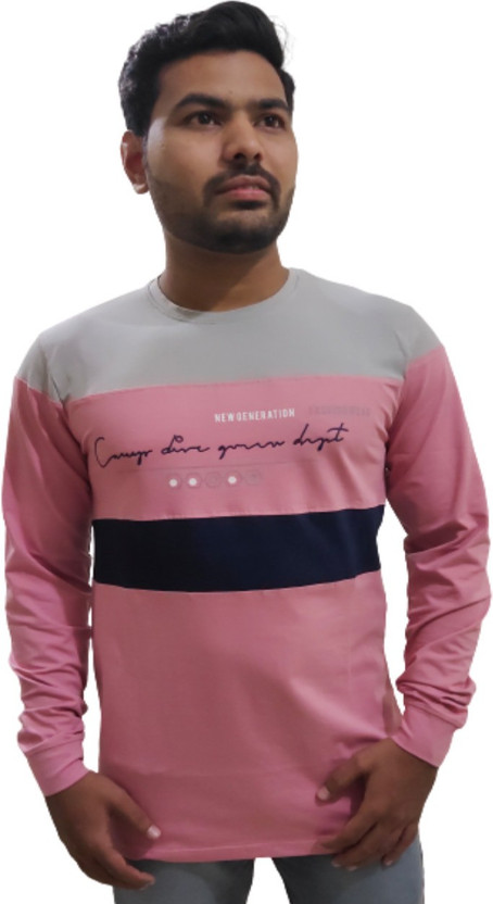 high crew neck shirt