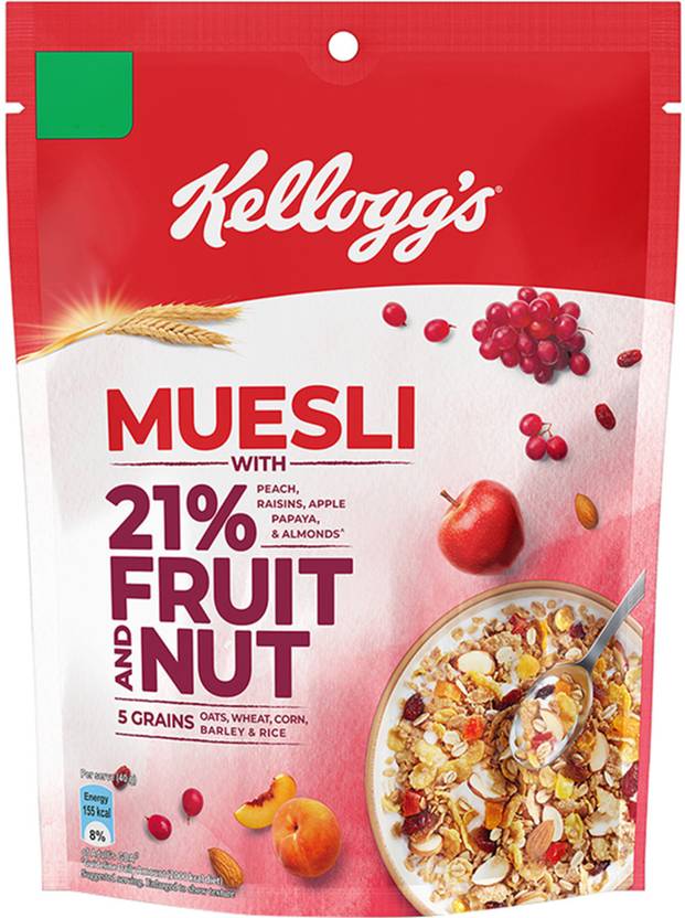 Kellogg's Muesli Fruit and Nut Pouch Price in India Buy Kellogg's