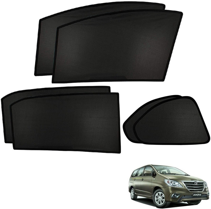 AuTO AuTO ADDiCT Side Window Sun Shade For Toyota Innova(Black) - Flipkart Deal