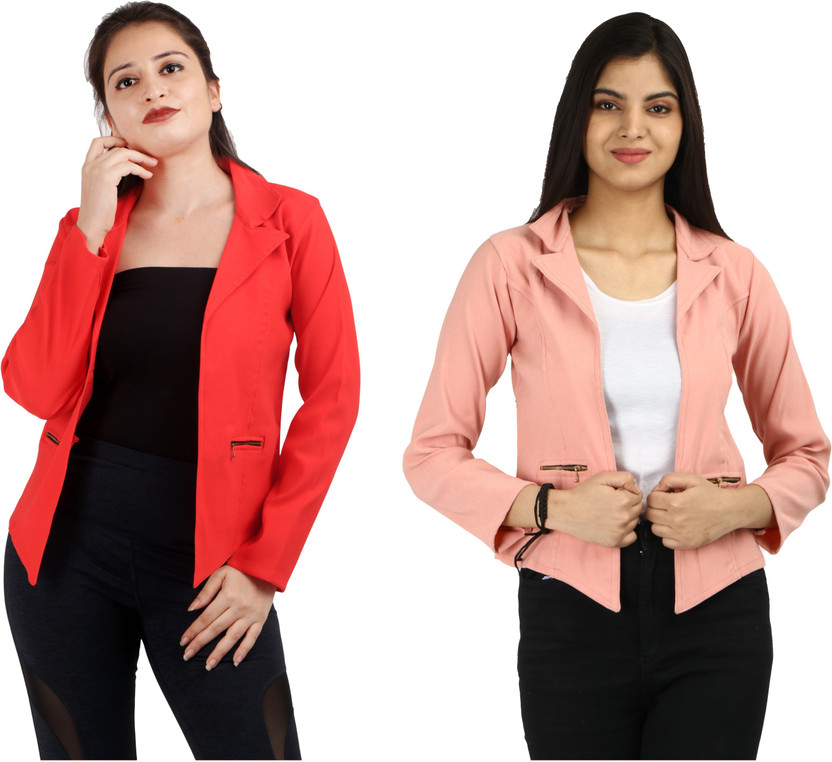 Single Breasted Casual Women Blazer 