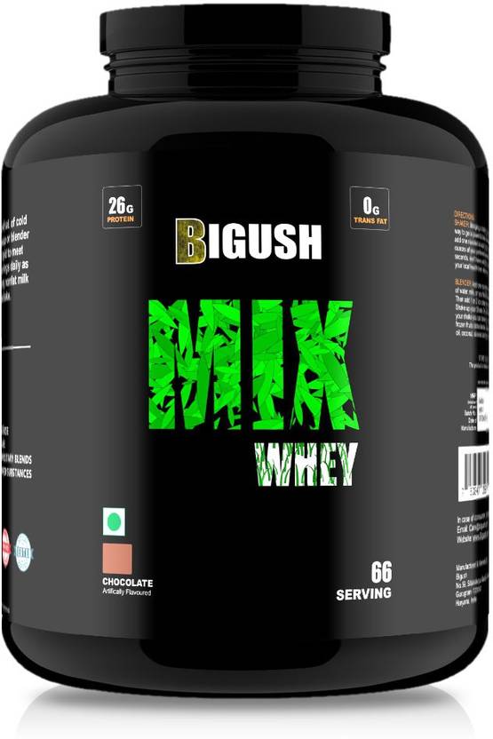 Bigush Mix Whey 4.8lbs Whey Protein Price in India Buy Bigush Mix