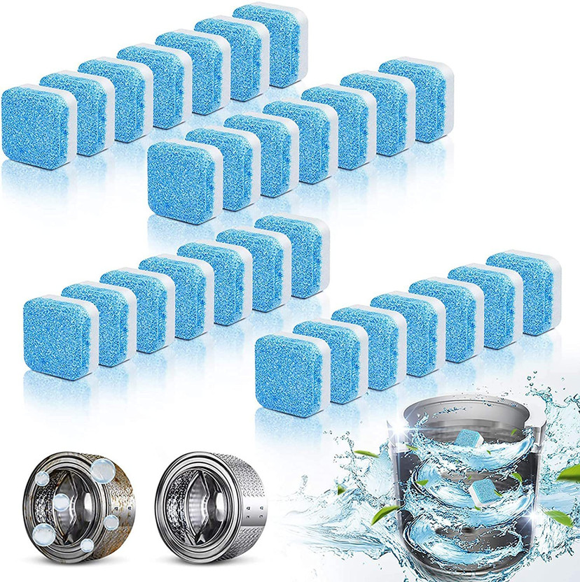 OFFER WORLD 30 PCS Washing Machine Stain Tank Cleaner Deep Cleaning Detergent Tablet Dishwashing Detergent(100 ml)