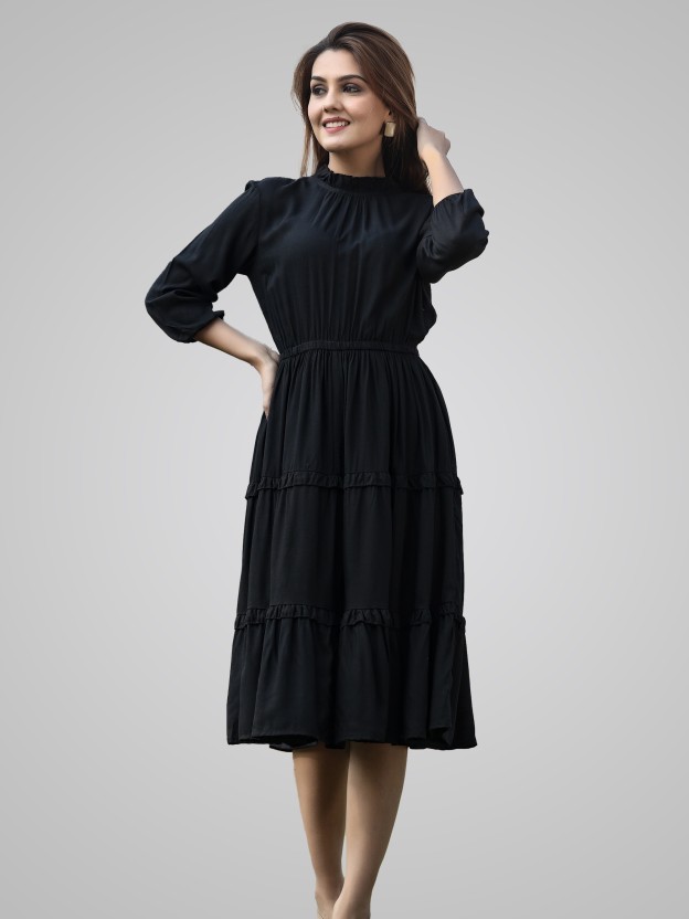 flipkart a line dress