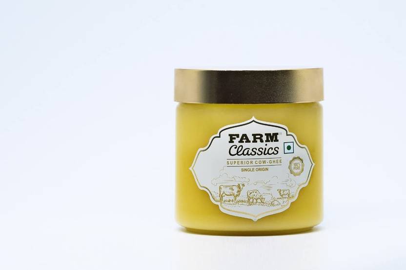 Farm Classics Shudh Ghee Single Origin Pure Cow ghee (Pack of 2) 1 L