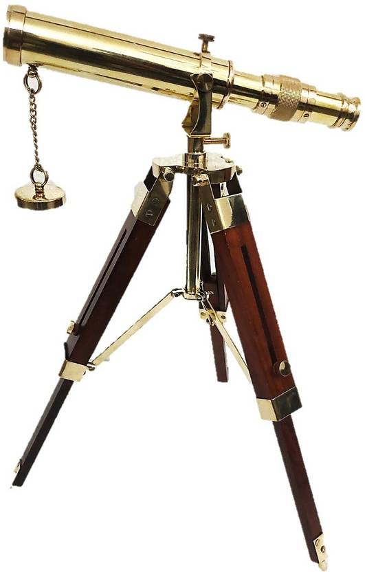 Paratech ANTIQUE Brass Telescope with Tripod Stand Catadioptric