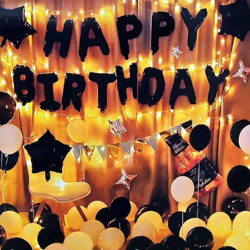 Balloon&You Birthday Decorations, Birthday Ka Saman, Happy Birthday