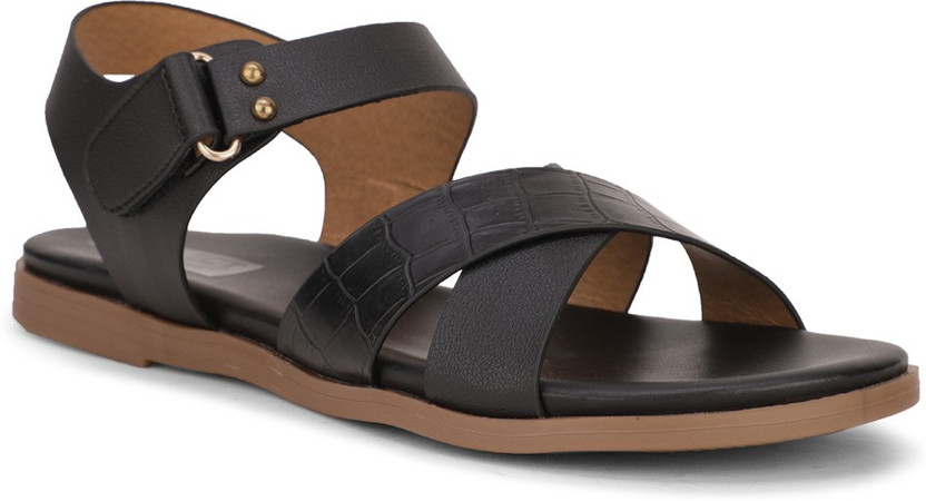 black flats slip ons