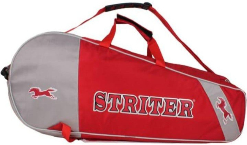 RAMASPORTS Badminton and Tennis Racket Kit Bag For Unisex Double Pocket(Red, Kit Bag)