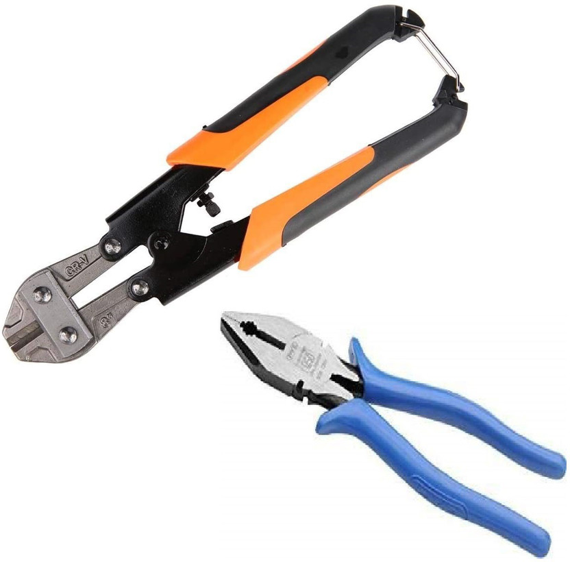 Gadariya King Mini Bolt Cutter Heavy-Duty Wire Pliers Metal Iron Shear Cutting Tool - Cutting Tools Bolt Cutter with 8 inch plier Bolt Cutter