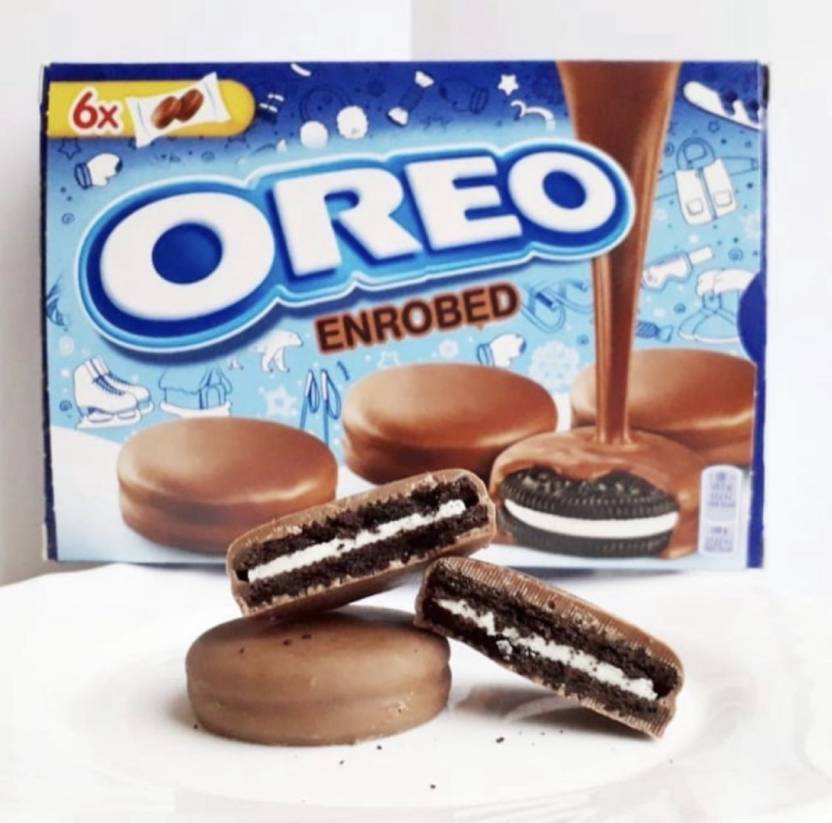 OREO Enrobed Chocolate Flavour Biscuits Imported Cream Sandwich Price ...