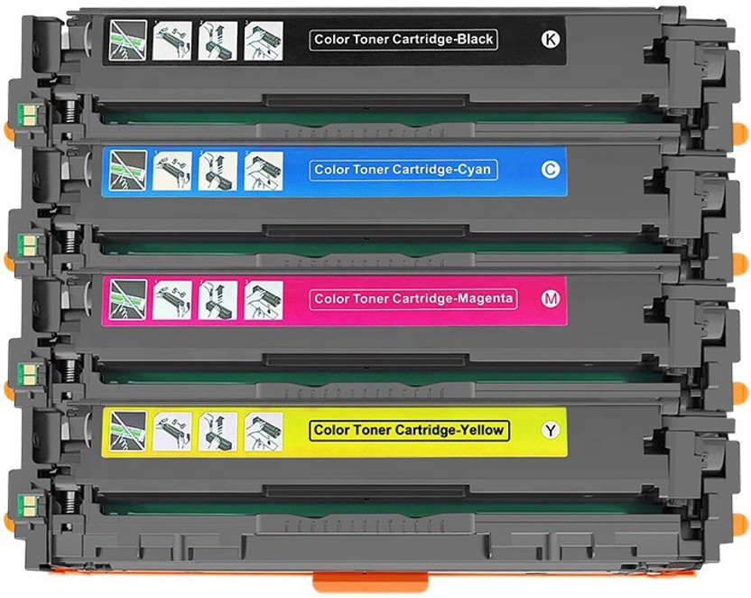 vevo vevo toner cartridge mf8550c, mf8580, mf8570c, mf8350c, mf8380c c, Black + Tri Color Combo Pack Ink Toner - Flipkart Deal