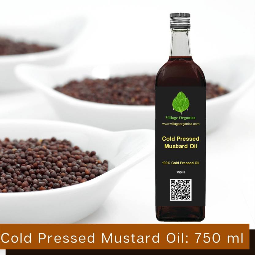 Village Organica Cold Pressed Mustard OilSarson tel Kacchi Ghani