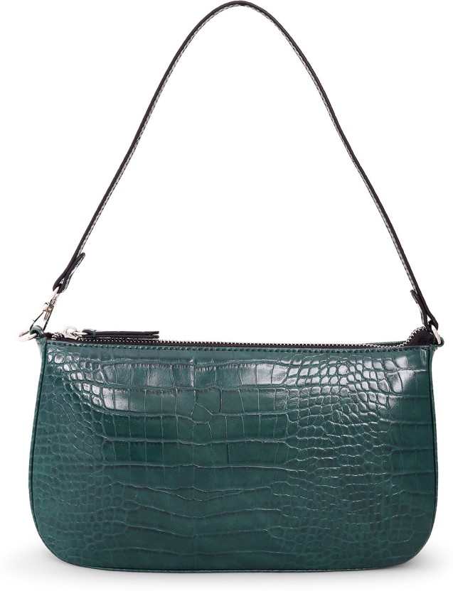 green croc bag