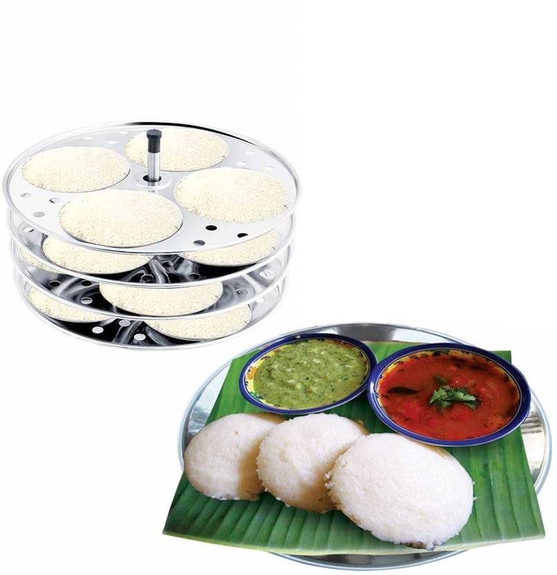 SWISS WONDER Idli Maker Idli Stand with Holes for Pressure Cooker (4