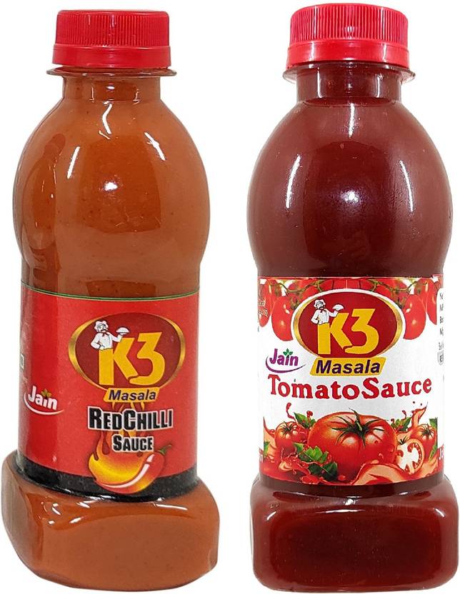K3 Masala Jain Sauce / Catchup Combo Without Onion/garlic/Potato Tomato