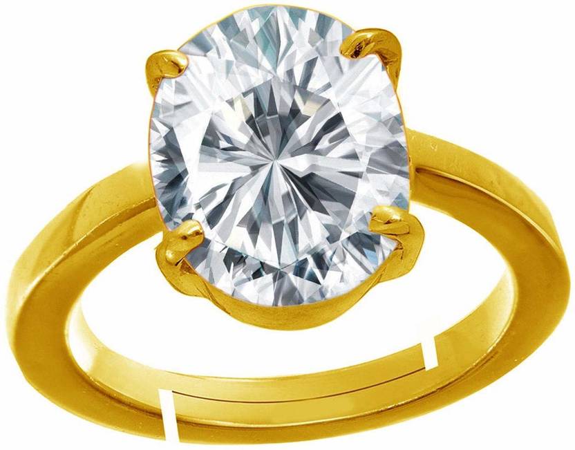 Chopra Gems Zircon Ring American Diamond Stone Adjustable ...