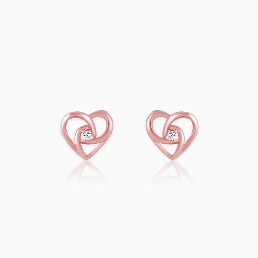 giva earrings rose gold