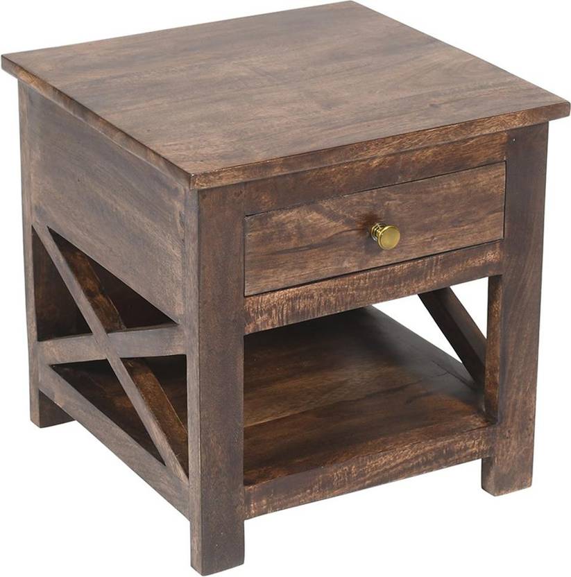 Wakefit Carpo Solid Wood Bedside Table Price in India Buy Wakefit