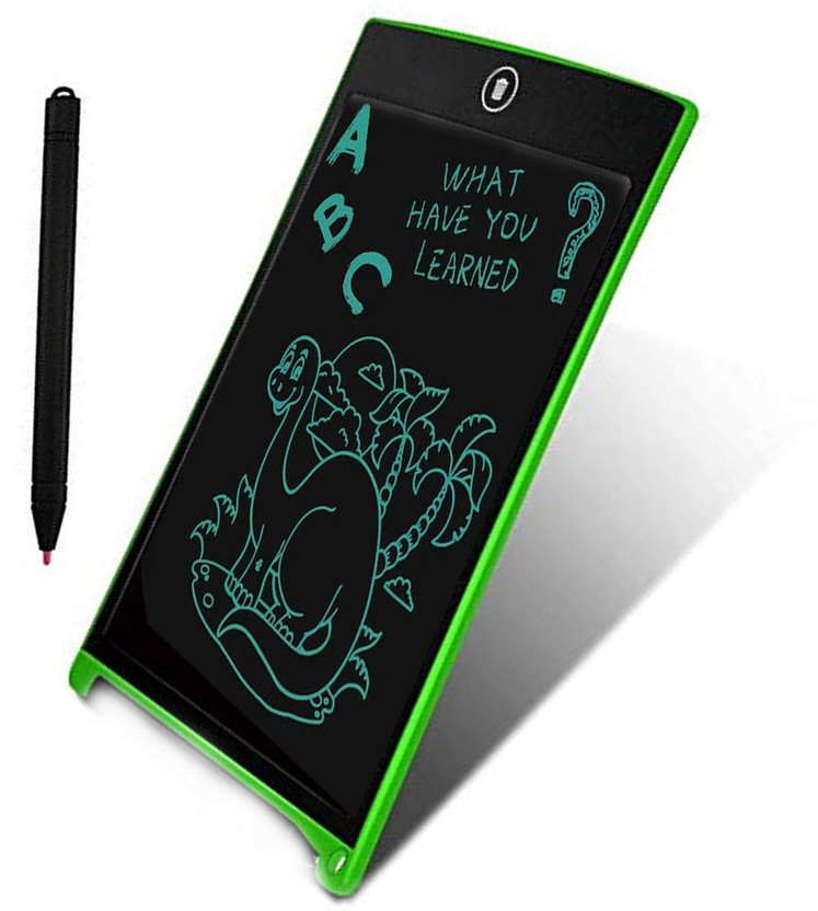 DAGTUL 8.5 inch Digital slates with pen for kids Learning magic pad E-writing notepad for children paperless graphic tablets LCD drawing board gifts for boys and girls home school online class use(Green)