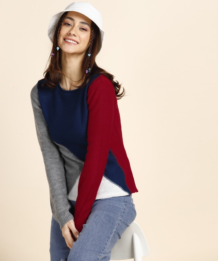 French Connection Womens Crew Neck Sweater 
