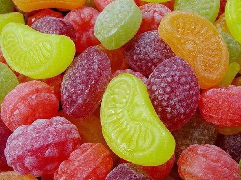 CHATOKDE Colorful Mix Fruit Candies, Pack Of 1 Kg Mix Candy Price in