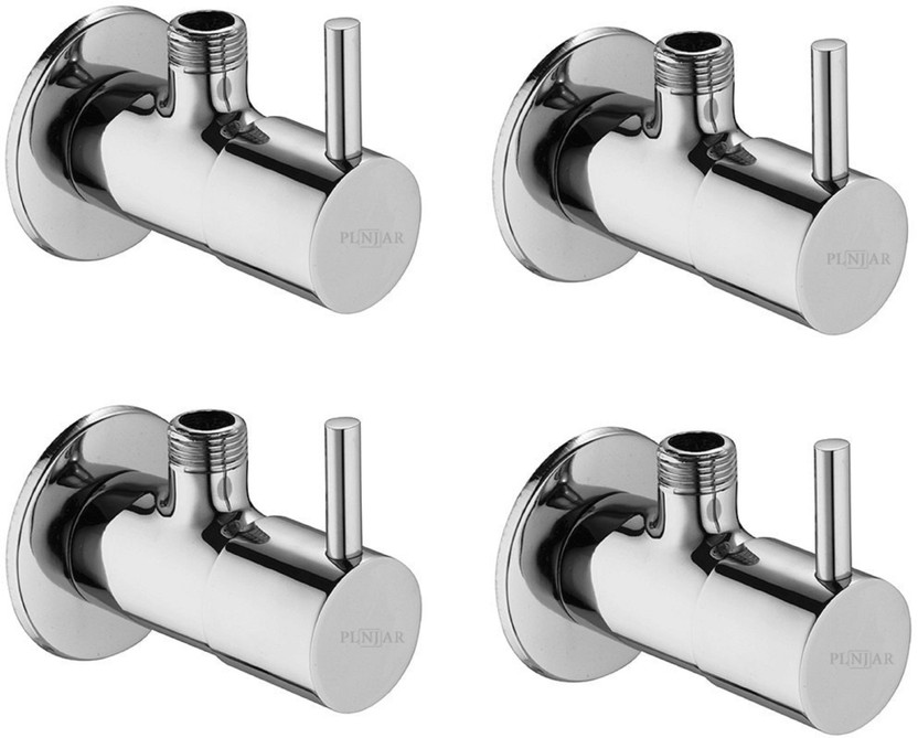 PLNJAR 4 Pcs Combo Luxurious faucet Bathroom Accessories For Home, Angle Tap Made In India Hardware Items First Choice Of Plumber For Plumbing Tools, Long Lasting, Easy Installation Faucet Set