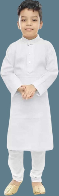 FTC FTC FASHIONS Boys Casual Kurta and Pyjama Set(White Pack of 1) - Flipkart Deal