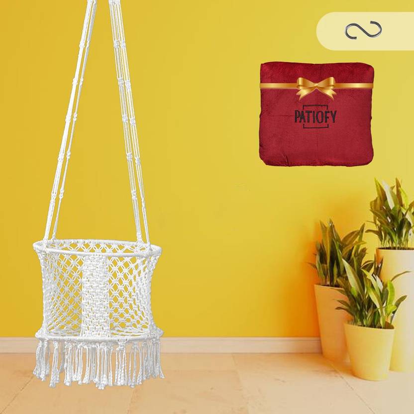 Patiofy Handmade Premium Round Swing for Kids/ Baby Swing Chair with