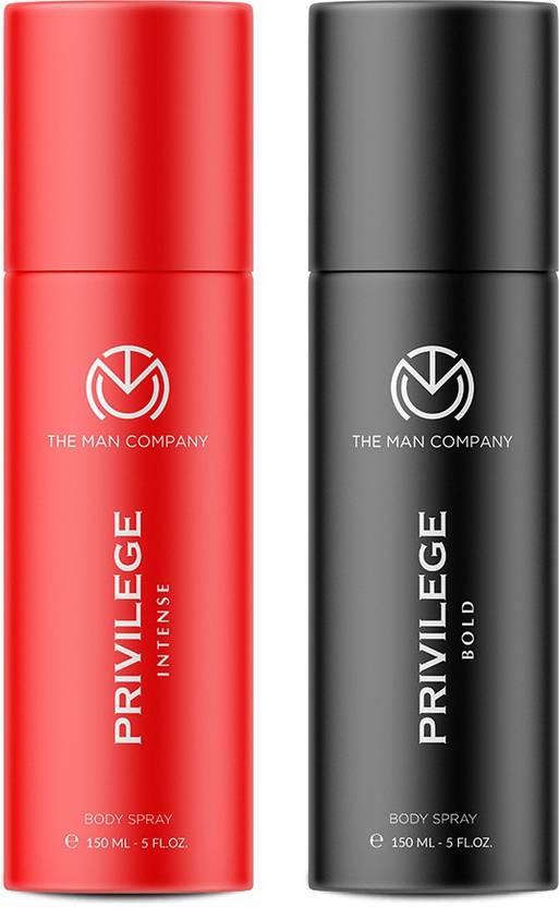 THE MAN COMPANY Deodorants For Men Privilege Intense & Privilege Bold