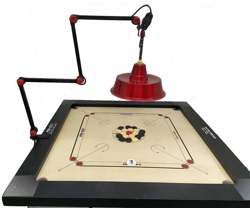 YMD Professional Portable Carrom Board 4 fold Table Lamp Price in India