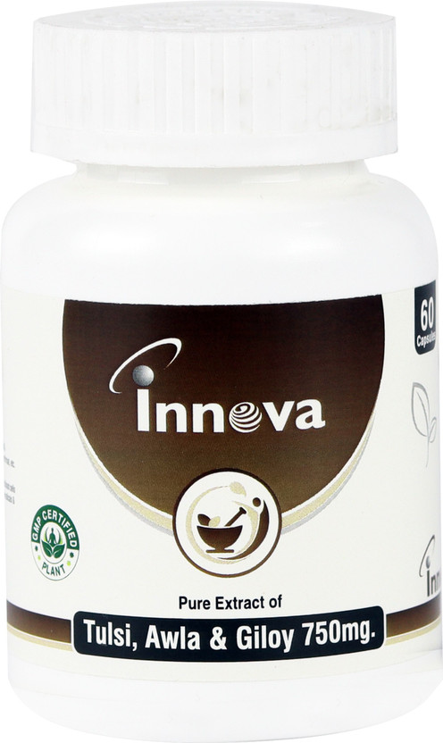 Innova Innova Formulations Tulsi Awla Giloy Immunity Wellness Capsules (Pack of 1)(60 Capsules) - Flipkart Deal
