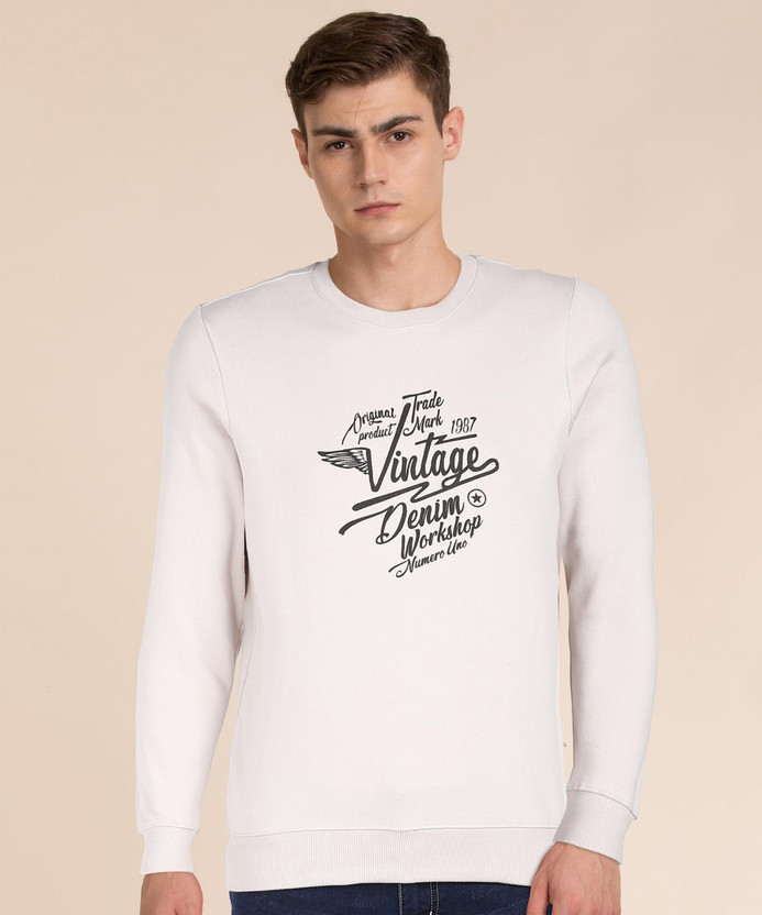 UNO Full Sleeve Printed Men Sweatshirt 